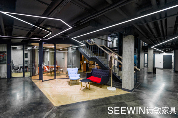 SEEWIN工業風辦公空間|新北辦公家具