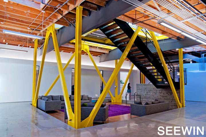 美國科幻大片，工業質感的洛杉磯  辦公室設計欣賞